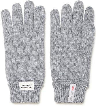 NORTH BEND NBRamon Unisex Handschuhe Fingerhandschuhe Outdoor atmungsaktiv wärmend, Größe:L/XL, Farbe:Mid Grey Melange (1038)