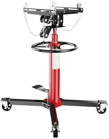 EcoExplorer 500 kg Getriebeheber, robuster professioneller hydraulischer Getriebeheber, hohe Hebebühne, 2-stufig verstellbares Teleskop, 85,1 cm bis 170,2 cm Hubbereich, 1/2 Tonnen Kapazität, 360°