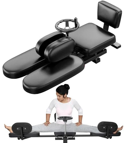 Leg Stretcher Stretching Splits Assist Trainer Machine 3 Bar Leg Split Stretching Machine Heavy Duty Leg Split Machine for Ballet Yoga Dance Home Gym Exercise,A