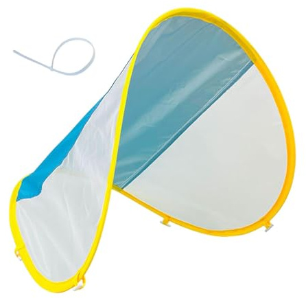 Salvagente per neonati, con tettuccio parasole rimovibile, anello da nuoto con tettuccio parasole, Upf50+, giocattolo sicuro per bambini e bambini