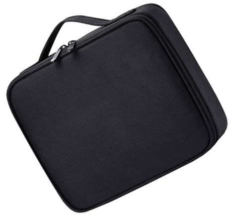 Parliky Tasche für Audioeffektgeräte wasserdichte Aufbewahrungsbox Organizer für Effektgeräte mit Tragegriff Kompakt für Unterwegs