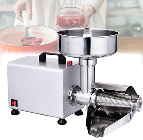 Feiphla Passaporo Commerciale, 220v 450w, Passapomodoro E Macchina per Salse in Acciaio Inox, Spremifrutta Elettrico, Macchina per Marmellate, per Preparare Salse Noshell