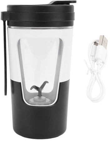 430 Ml USB USB Taza Egoísta Recargable, Copa de Mezcla Eléctrica de 7000 Rpm para Batidos y café de Proteínas, Resistente Al Agua IPX5 con Batería de 800 MAh, Material Tritano