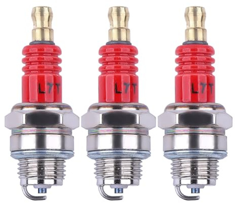 3pcs Spark Plug L7T For Gasoline Chainsaw And Brush Cutter Trimmer Lawn Mower Garden Tool Parts