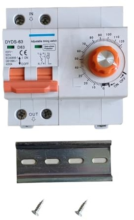 Interruttore temporizzatore elettrico 240V 220V Max 63A timer meccanico con interruttore automatico 2P(220V)