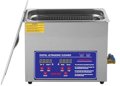 Ultraljudsrengöring, Ultraljudsrengöringsmaskin 1,3L 2L 6L 10L 15L Rengöring Mini Bärbar Tvätt 40KHz Justerbar Frekvens Diskmaskin Hushållsapparater för rengöring av smycken(6L)