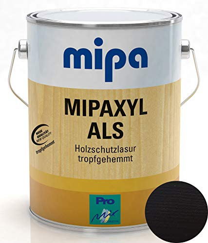 Holzlasur mittelschichtig Mipaxyl ALS Langzeitschutz 2,5l im Wunsch Holzfarbton (Palisander)