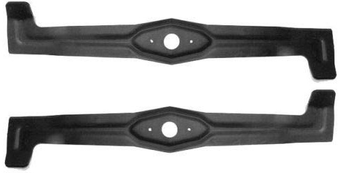 Lot de 2 lames de tracteur tondeuse 65 cm pour Etesia Hydro H 124 H124 D DS DX MZ124LX MZ124RX
