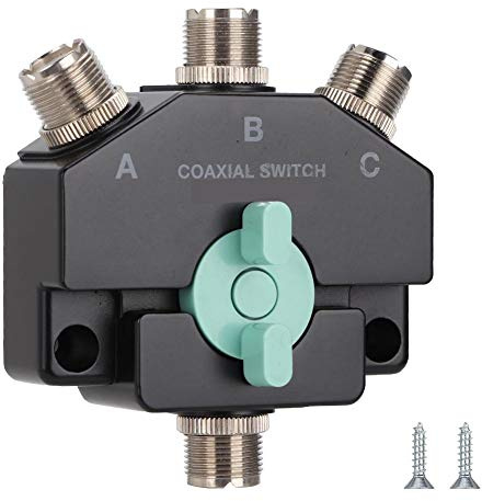 Heavy Duty Coax Switch Antenna Short- Base with 3 Port Antenna Repeater