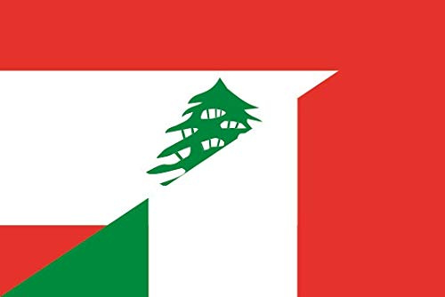 U24 Drapeau de l'Italie du Liban 40 x 60 cm