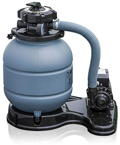 Gre FS320NP - Filtro a Sabbia per Piscina Senza Prefiltro. per Piscine Interrate, Autoportanti o Fuori Terra Fino a 4.000 L, con Potenza di 180W