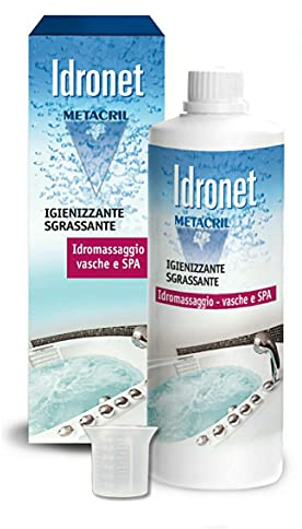 Idronet 500 ml - Traitement de Nettoyage et D'entretien Specifique pour Jacuzzi (tous les modèles)