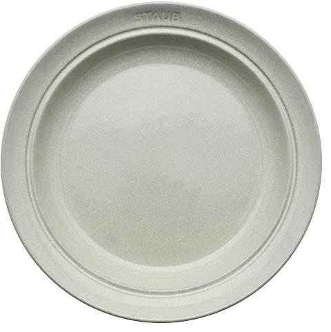 STAUB Ceramic Dinnerware 4-pc 9.5-inch Soup/Pasta Bowl Set - White Truffle