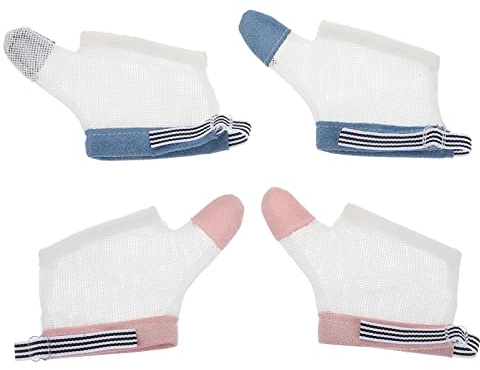 HOMSFOU 2 Pares de Parada de Thicing Thing Chupando El Pulgar de Chupado para El Pulgar para Niños Protector de Pulgar para El para El Pulgar Bebé Infante