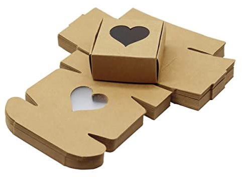 50 Teile/los Handwerk Geschenkkarton Fenster Stil Kraftpapier Farbe Pralinenschachtel Weiß Hochzeit Verpackung Box-50pcsBoxAnd50pcsTags,12x12x5cm