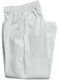 Martial Arts Karate Taekwondo Pants (3, WHITE)
