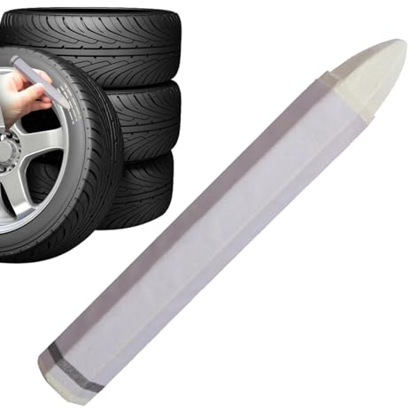 Generic Pennarello per Pneumatici per Auto, 1 Gesso per Pneumatici, Impermeabile Ruota Auto Pneumatico Olio Mark Pen, marcatori Pneumatici, Penna per correzione Impermeabile