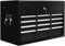 HOMCOM Cassetta Porta Attrezzi a 6 Cassetti con Serratura, Cassettiera per Attrezzi in Acciaio con Guide a Sfera e 2 Maniglie, 60x26x34 cm, Nero