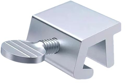 Tope para ventana corredera – Cierre de ventana de acero inoxidable plateado con mango, cerradura para ventana de | Cerradura de seguridad para niños para ventanas correderas