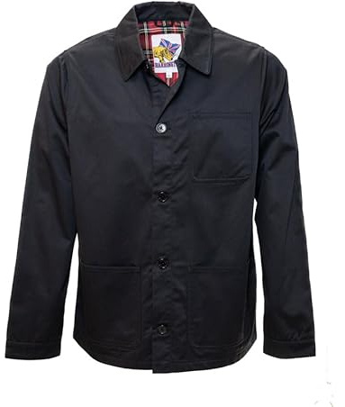 Giacca da pittore nero, Nero , S