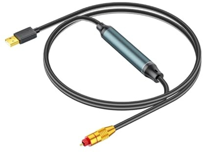 Cavo audio analogico ottico digitale in fibra USB Cavo audio coassiale digitale SPDIF for altoparlanti multimediali HDTV