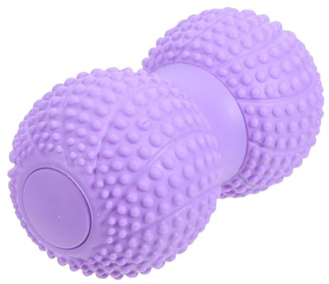 Ipetboom Peanut Massage Ball Double Lacrosse Massage Balls for Feet and Back, Spiky Deep Tissue Muscle Roller for Myofascial Release, Arch Strengthener and Neck Trigger Point Therapy, 1pcs