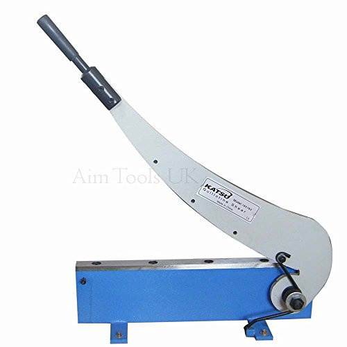 KATSU Sheet Metal Guillotine Shear 500mm Bed Width Heavy Duty Manual Lever Guillotine Cutter Cropper for Cutting 1.5mm Thickness Steel Sheet Plate 165163