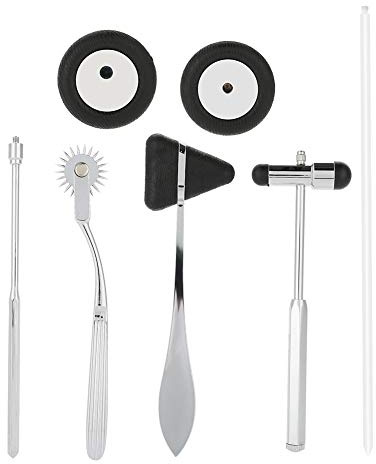 Martillo de reflejos percusión 5 en 1 Martillo neurológico médico Reflejo muscular Martillo de diagnóstico Cuidado de la salud Kit de percusión
