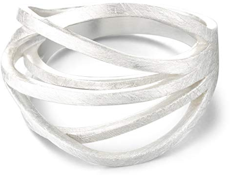 Heideman Ring Damen Arcus aus Edelstahl silber oder gold farben poliert Damenring für Frauen zeitlos und doch verspielt hr24800_P