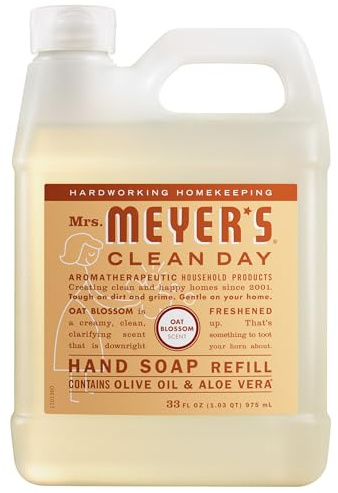 Mrs. Meyer's Liquid Hand Soap Refill, Oat Blossom, 33 OZ