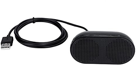 Niiyen Altavoz con Cable USB, Altavoz Doble Altavoz con Cable USB Fuente de alimentación y Audio Integrados Mini Altavoz de Cable de Graves Pesados ​​para computadora de Escritorio, computadora