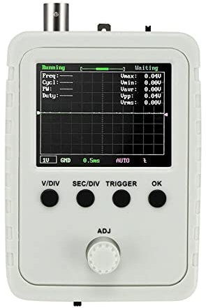 wrtgerht casa Portatile Strumenti per Test Funzionali Oscilloscopio for oscilloscopio Digitale TFT da 2,4 Pollici con Alimentatore BNC Morsetto for Cavo Sonda DSO150