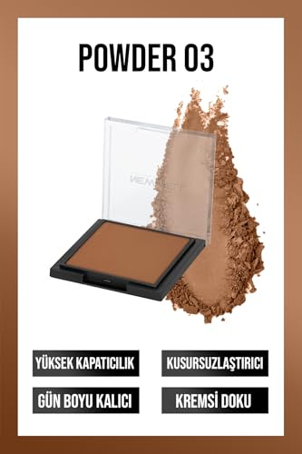 NEWWELL Make Up Puder Powder 03, Makellose Haut den ganzen Tag, Vielseitig, Langhaftend, Hochpigmentiert, Kontrollierter Glanz & Tierversuchsfrei