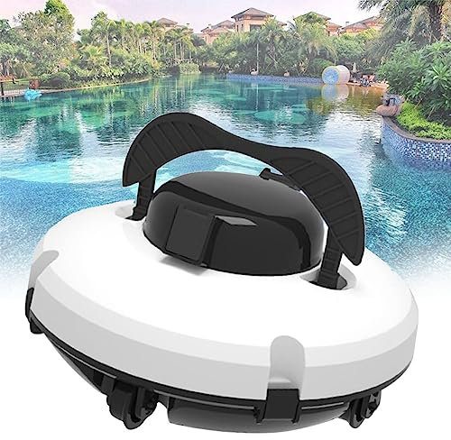 SACLMD Intelligent pool robot,pool robot cleaner,pool hoover with dual drive motors for above/below ground flat pools