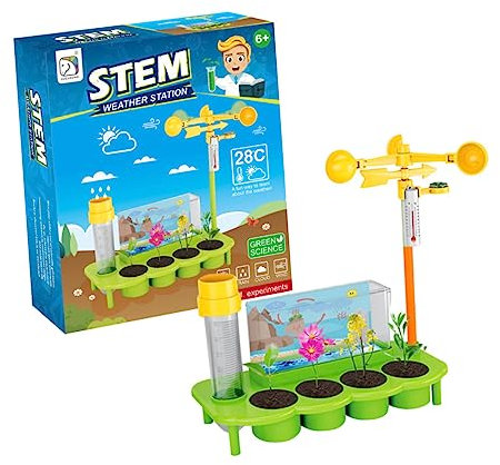 VICASKY Yanghua Garden Toys Weather Forecasting Educational Toy Rain Monitoring Plant Growing Station for Boys and Girls