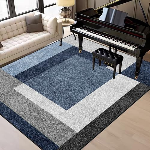 Tappeto per Batteria Acustica, Tappeto per Batteria Elettronica Antiscivolo, Tappetino Insonorizzante Fonoassorbente Tappeto per Batteria, Pianoforte, Tappeti Rettangolari Tappeto Drum 150 x 120 cm