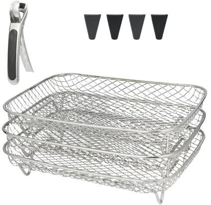 BELOWSYALER Support de déshydratateur multicouches en acier inoxydable pour friteuses à air comprimé