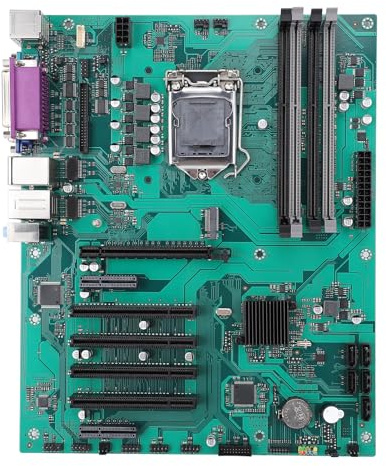DDR3 Gaming Motherboard, LGA 1150 Boards Mères pour 4 5 Gen CPU, PCIE3.0x16 COM LPT La Carte Mère Prend en Charge VGA + HD, Cartes Mères Haute Performance avec 4 Calques PCB