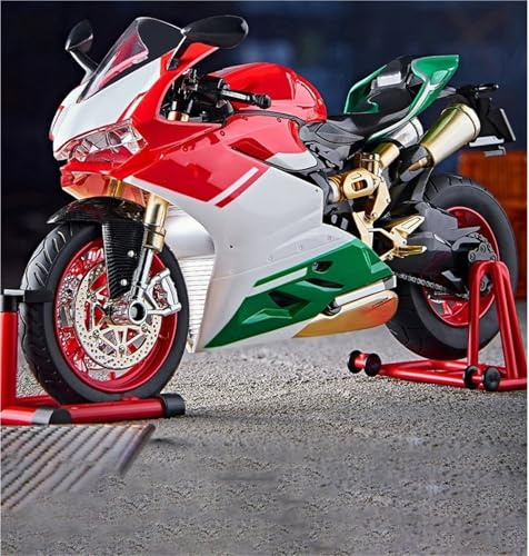 För 1199 Panigale Legering Sportmotorcykelmodell Diecast Banracing Motorcykelmodell Barnleksaker 1:9