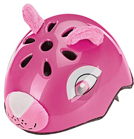 Prophete Unisex Jugend Kinder-Fahrradhelm Tiermotiv: Pinker Bär, Größe: 50-54 cm, TÜV/GS Zertifiziert, 0773, pink