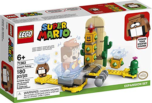 Lego Super Mario Desert Pokey Erweiterungsset 71363 Bausatz; Spielzeug für kreative Kids zum Kombinieren mit den Super Mario Abenteuern mit Mario Starterkurs (71360) Spielset, Neu 2020 (180 Teile)