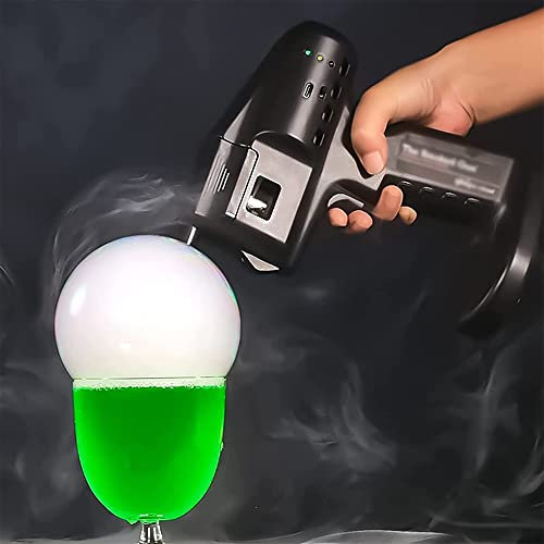 Smoke Bubble Gun, Handheld Food Kitchen Smoke Infuser USB-Aufladung Smoking Gun Tools Set, Keine Offene Flamme Erforderlich für Essen, Cocktails, Getränke