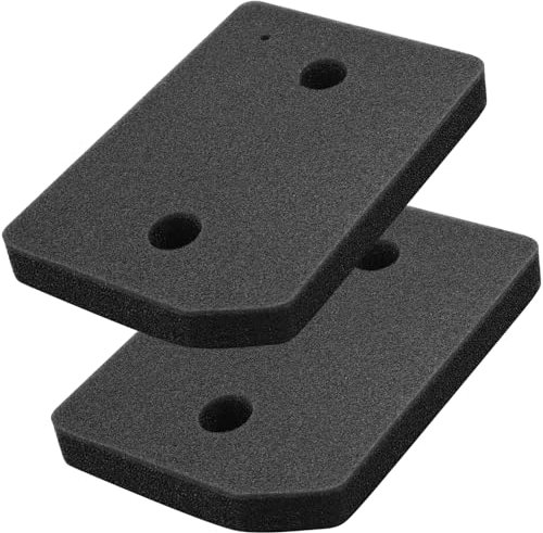 Lot de 2 filtres pour sèche-linge Miele T1 - Filtre de base pour sèche-linge - 9164761 - Pièce de rechange - Éponge - Accessoire pour sèche-linge à pompe à chaleur Miele