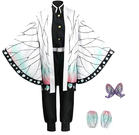 Oispvpes Anime Costume Mitsuri Tanjirou cosplay Nezuko Shinobu Zenitsu Giyuu Vestito di Halloween Adulto