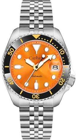 CADISEN Automatik Uhr Herren Mit Gangreserve Mechanische Edelstahl Saphirglas Homage kaufmännische Angelegenheiten