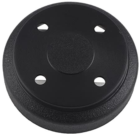 Brilluxa Bremstrommel, Hinterradnabe, Hintere Bremstrommel, 101791101, Robuste Schwarze Metall-Hinterrad-Bremstrommel Ersatz, Kompatibel mit Club Car DS, 4-Loch Muster