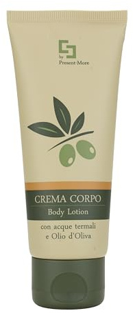 PRESENT-MORE - Körpercreme 100 ml Beauty Oil - Packung mit 30 Stück - Body Lotion ohne Allergene - Tahitianischer Duft - Made in Italy - Ideal für Hotels und B & B