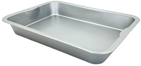 Chabrias Professional Silver Non Stick Bakeware with ILAG Ultimate Coating UK Made (16.5 Extra Large Roasting Pan)