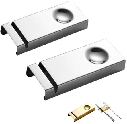 HSTWODE Lot de 2 couteaux en acier inoxydable 304, porte-baguettes, restes de baguettes pour table à manger, pour différentes scènes alimentaires, il peut être utilisé comme décoration sur la table à