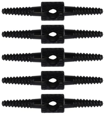 Gorise Lot de 5 outils de routage de câbles internes pour vélo, filetage de flexible de frein, accessoires pour cadre de vélo, connecteur de guide de changement de vitesse, noir